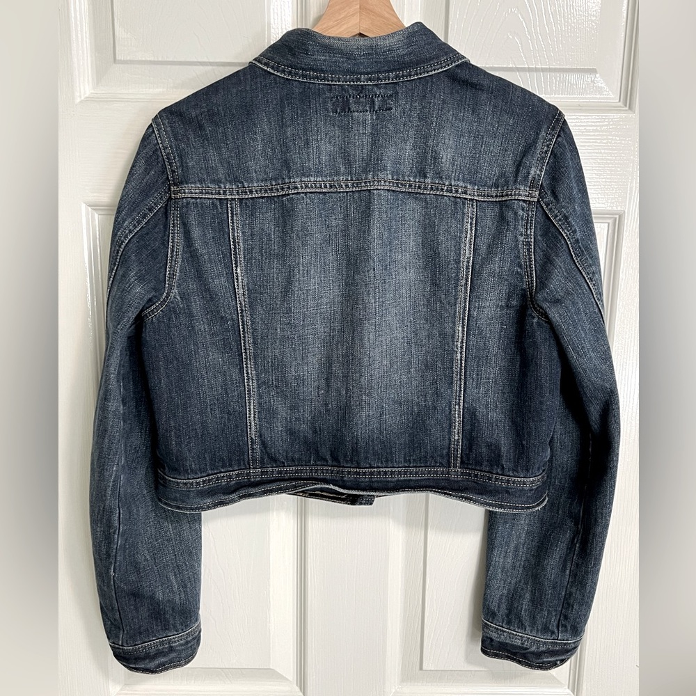 Decree Distressed Denim Jacket - image 2